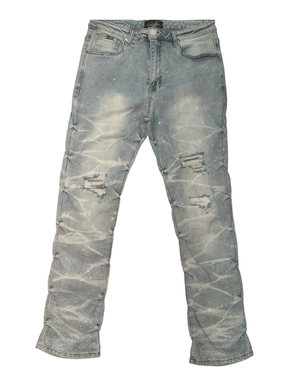 Sz 34 Light Blue Men’s Jeans stone jeans